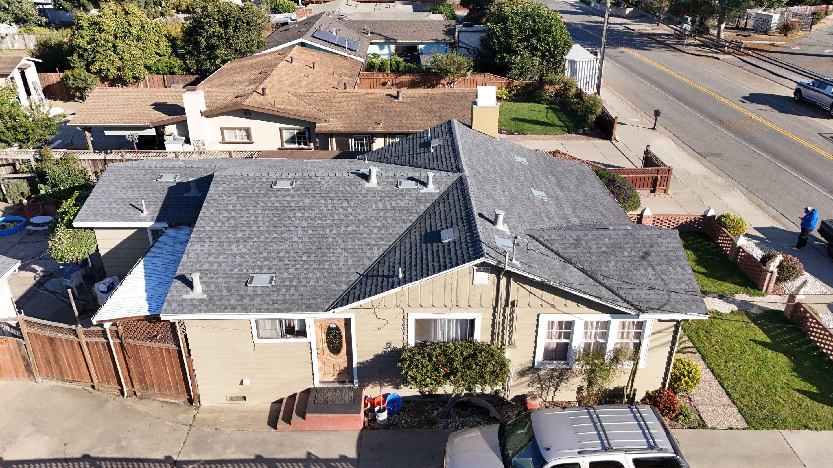 Malarkey Highlander roofline section Amesti